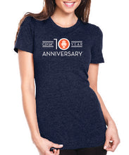 Load image into Gallery viewer, Women&#39;s Crew Neck 10th Anniversary Shirt