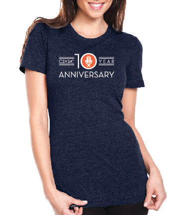 Women's Crew Neck 10th Anniversary Shirt