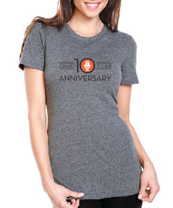 Women's Crew Neck 10th Anniversary Shirt